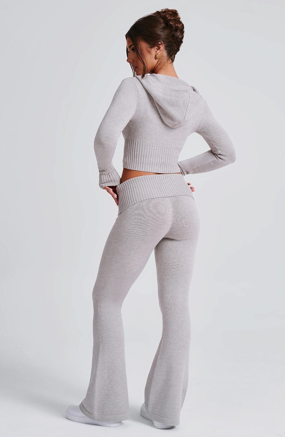 OPAL ZIP HOODIE - LIGHT GREY