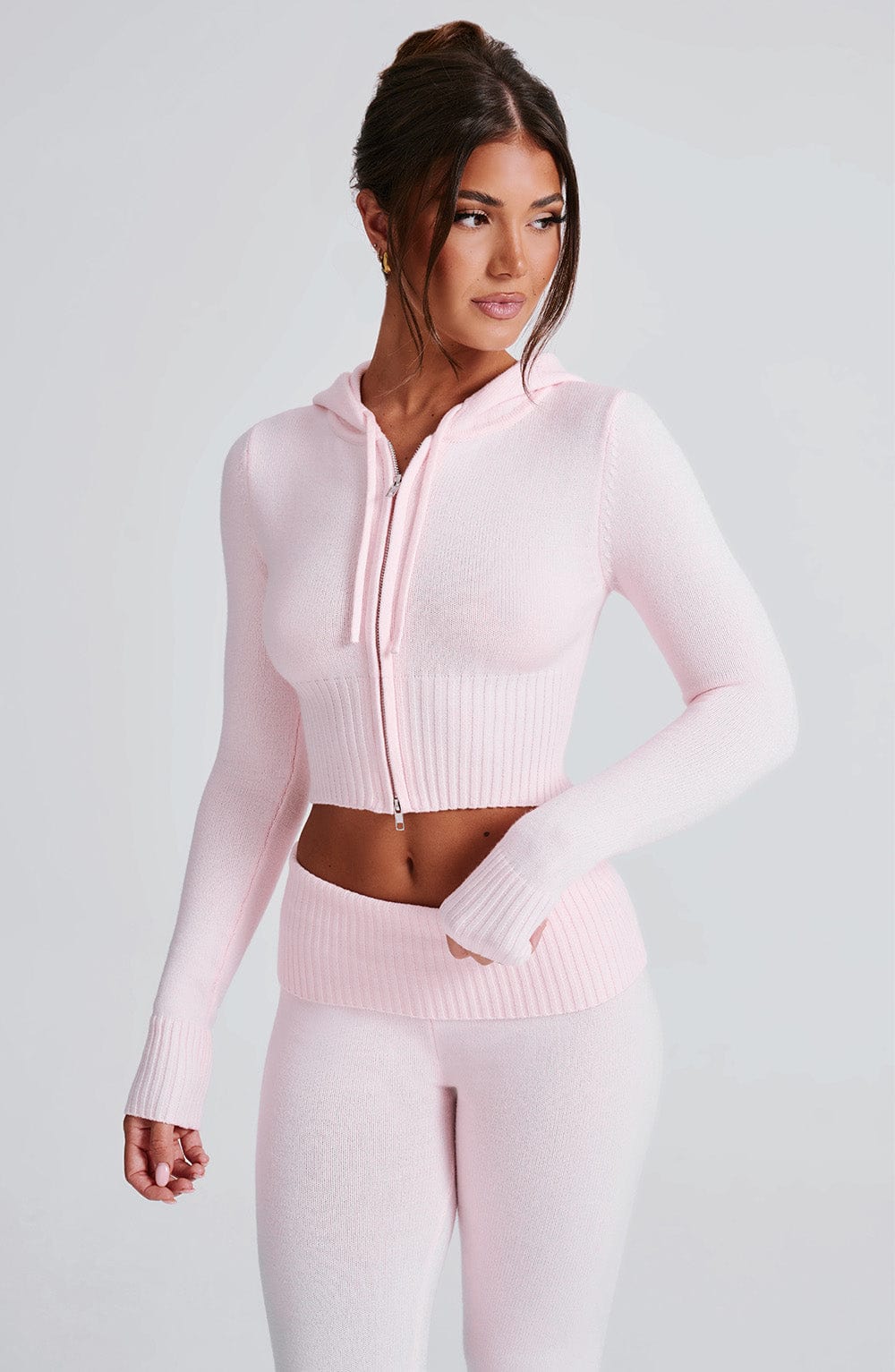 OPAL ZIP HOODIE - PINK