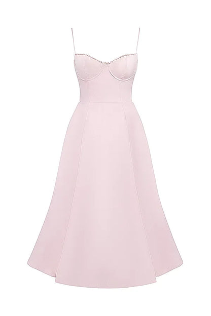 SELENE MIDI DRESS - BLUSH