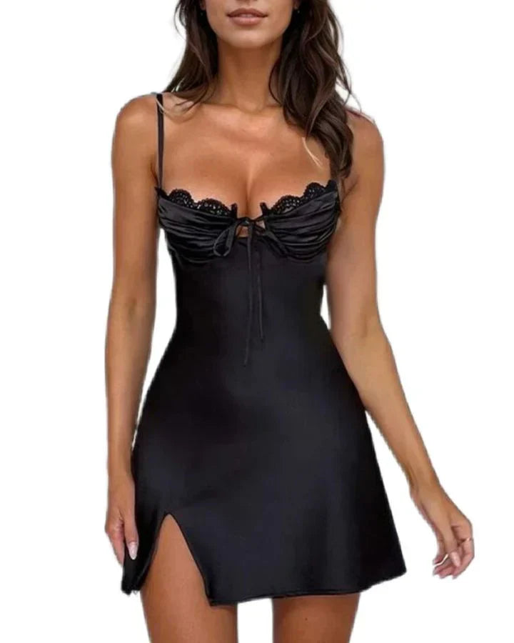 ARIA MINI DRESS - BLACK