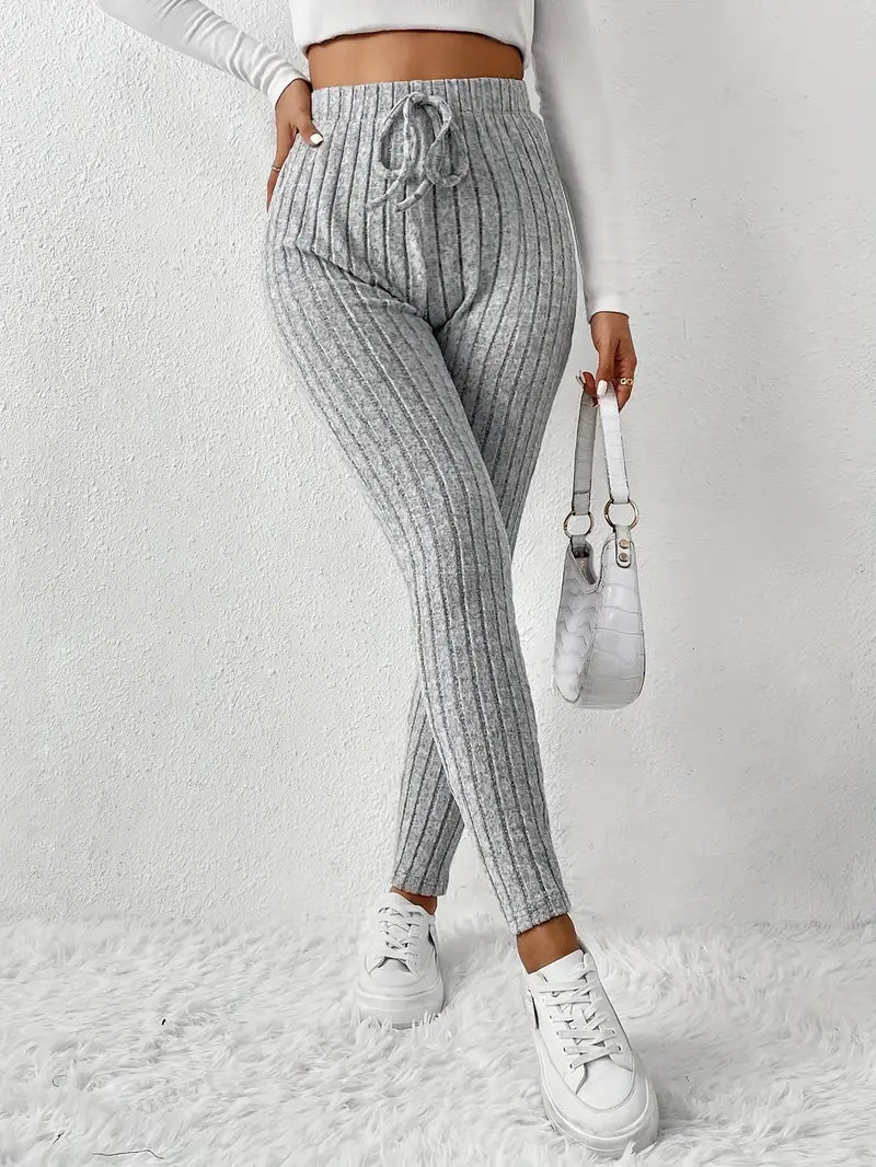 VERA RIBBED LEGGINGS