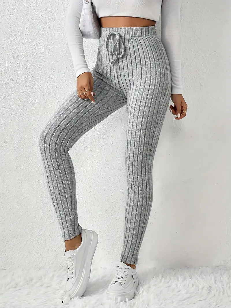 VERA RIBBED LEGGINGS