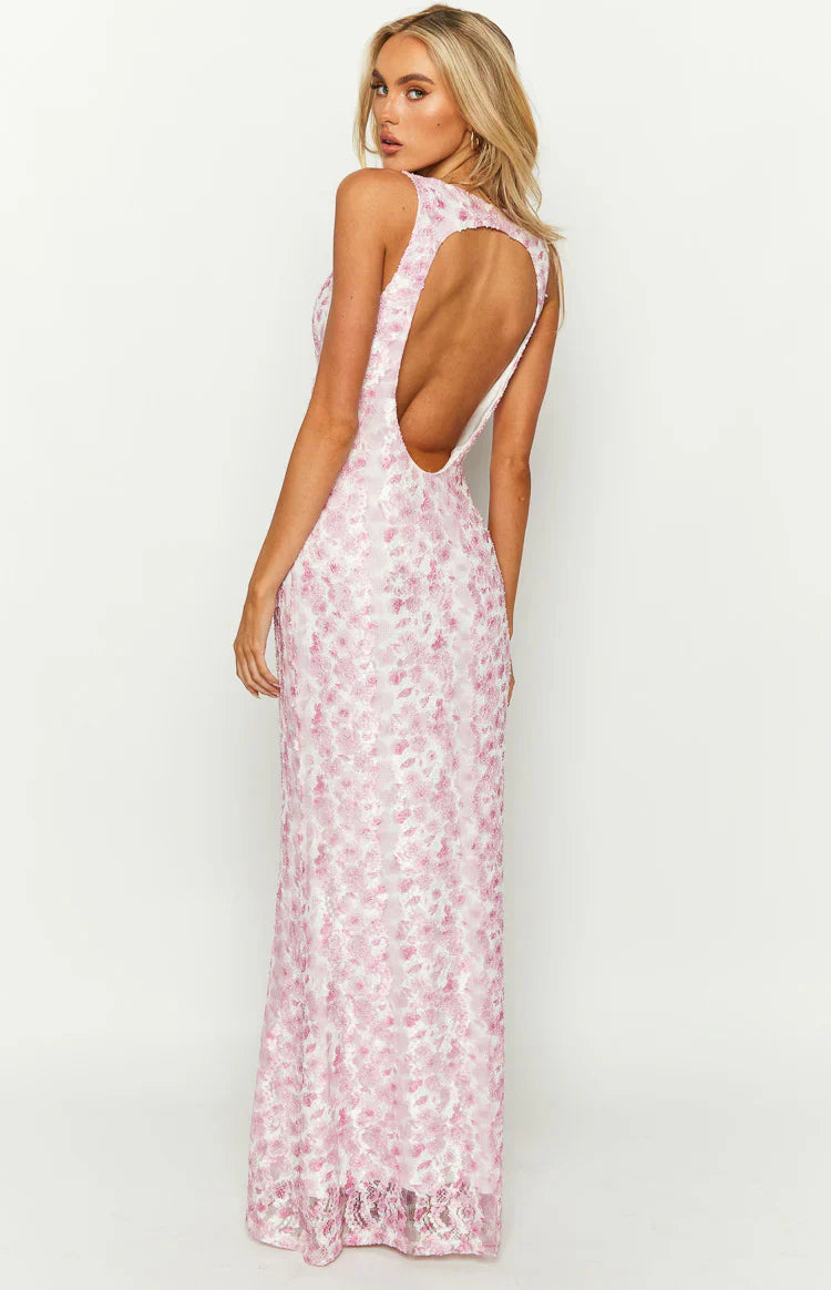 LIORA MAXI DRESS - PINK