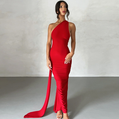 HAZEL MAXI DRESS - RUBY