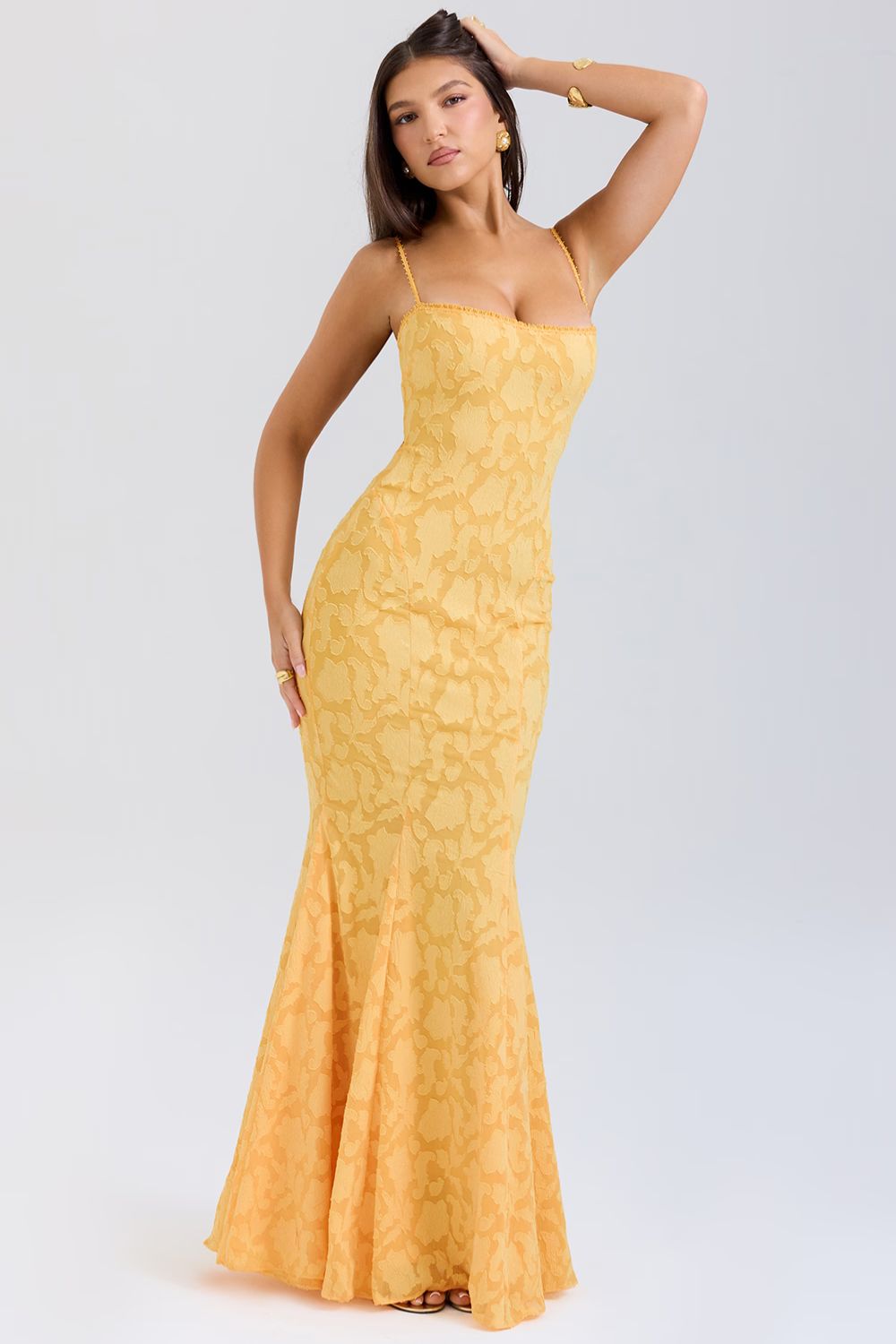 JUNIPER MAXI DRESS - APRICOT