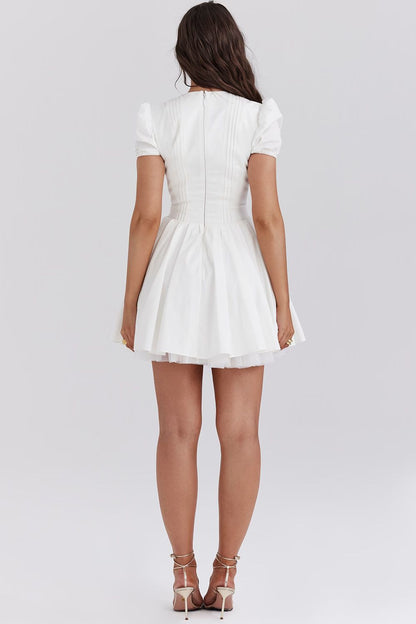 ROSIE MINI DRESS - WHITE