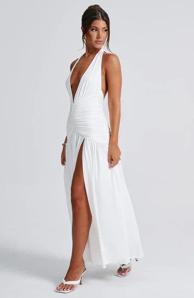 ALICIA MAXI DRESS - WHITE