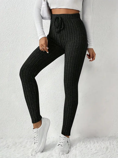 VERA RIBBED LEGGINGS