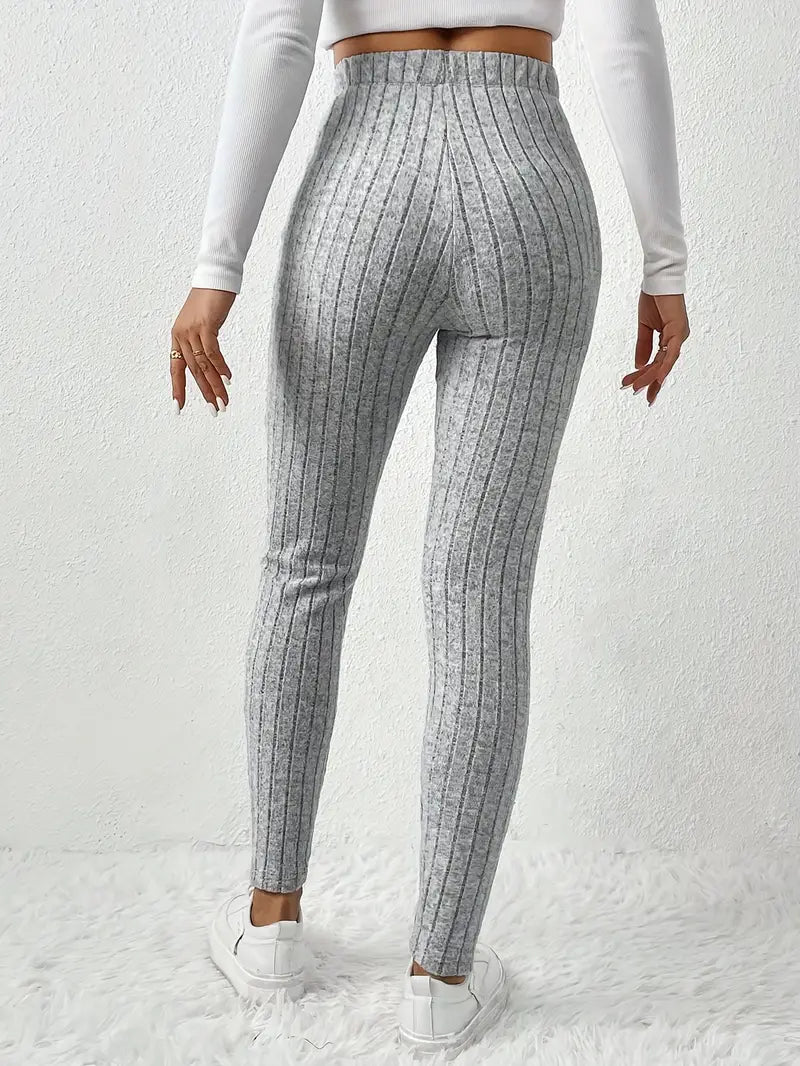 VERA RIBBED LEGGINGS