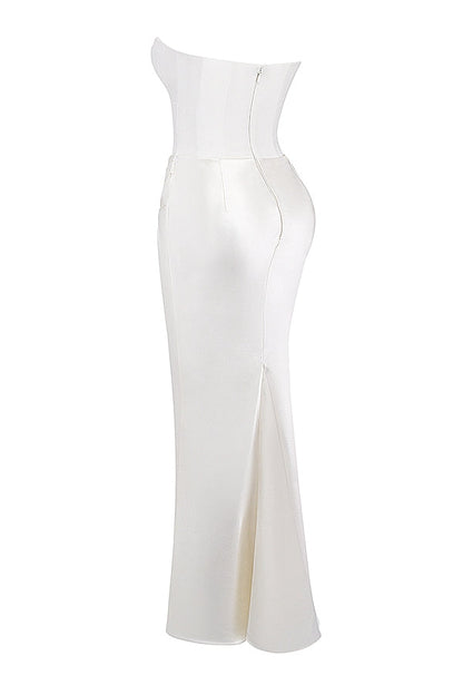 ROSALIND MAXI DRESS - IVORY