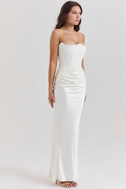 ROSALIND MAXI DRESS - IVORY