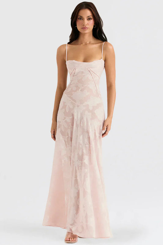 MYA MAXI DRESS - BLUSH