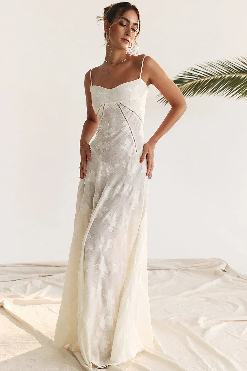 MYA MAXI DRESS - CREAM