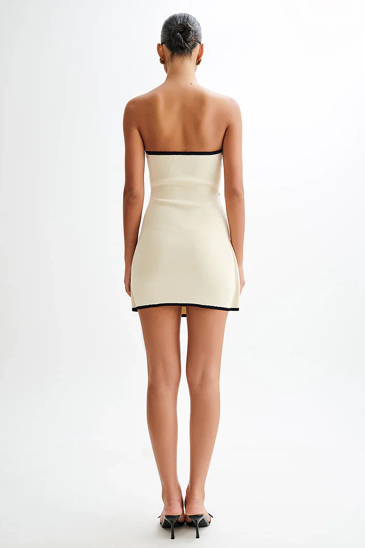 SARA STRAPLESS MINI DRESS