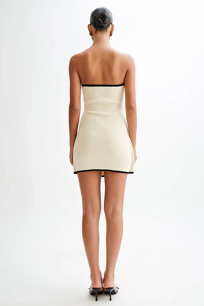 SARA STRAPLESS MINI DRESS