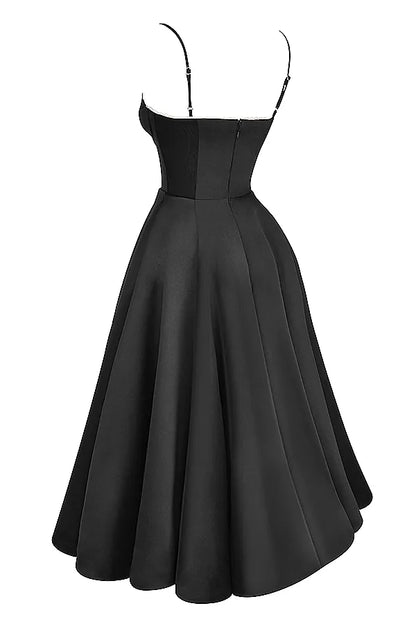 SELENE MIDI DRESS - BLACK